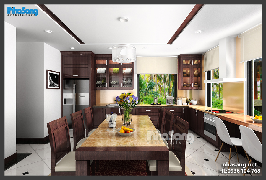 mẫu thiết kế nhà biệt thự vườn 2 tầng đẹp